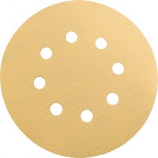 GOLD Шлифовальный круг 125мм P100 8 отверстий